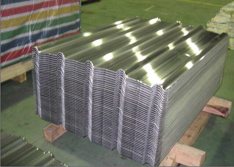Hoja corrugada de aluminio/aluminio para la construcción de techos 