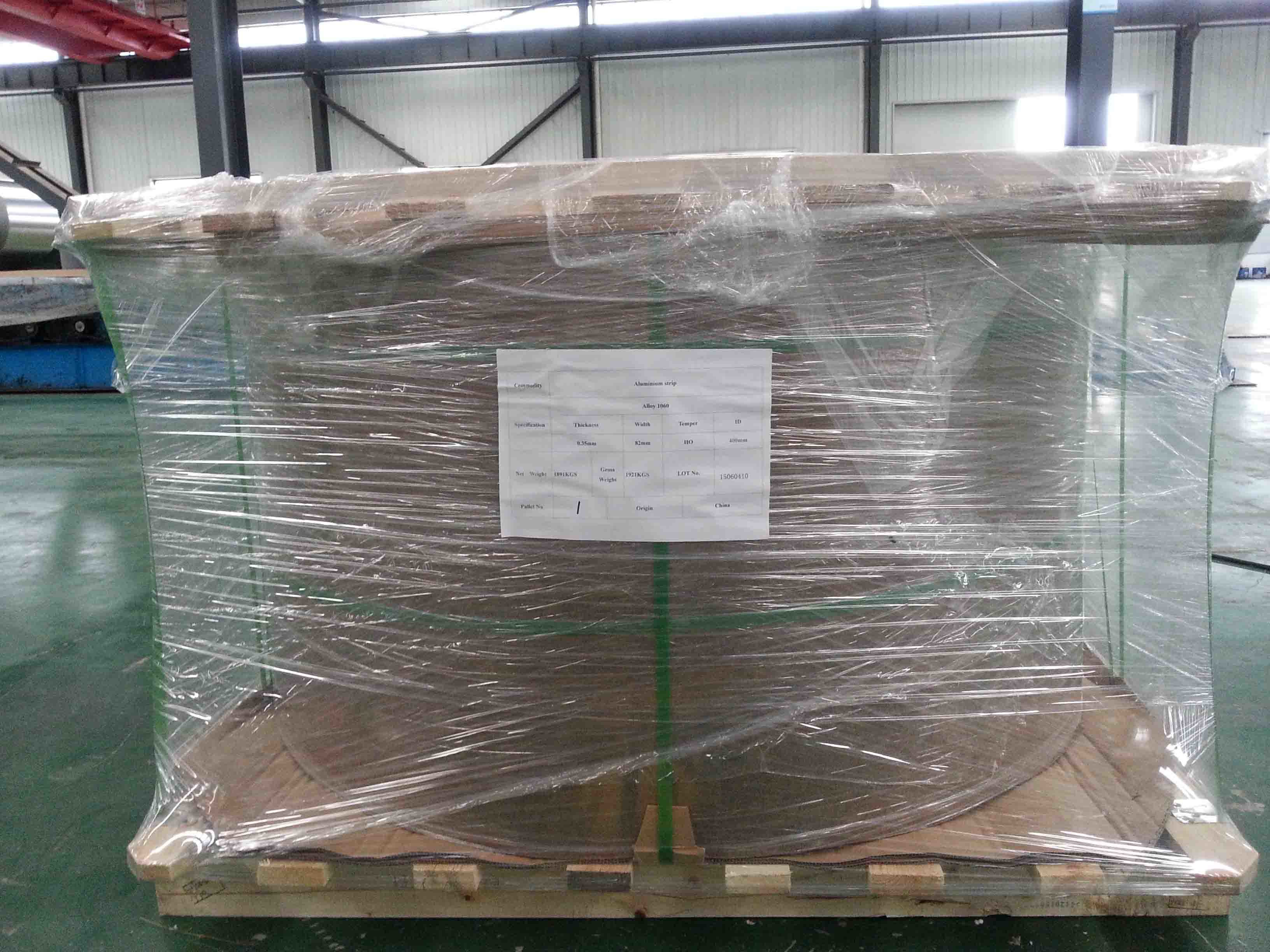 Tira/cinta de aluminio/aluminio para la industria del cable