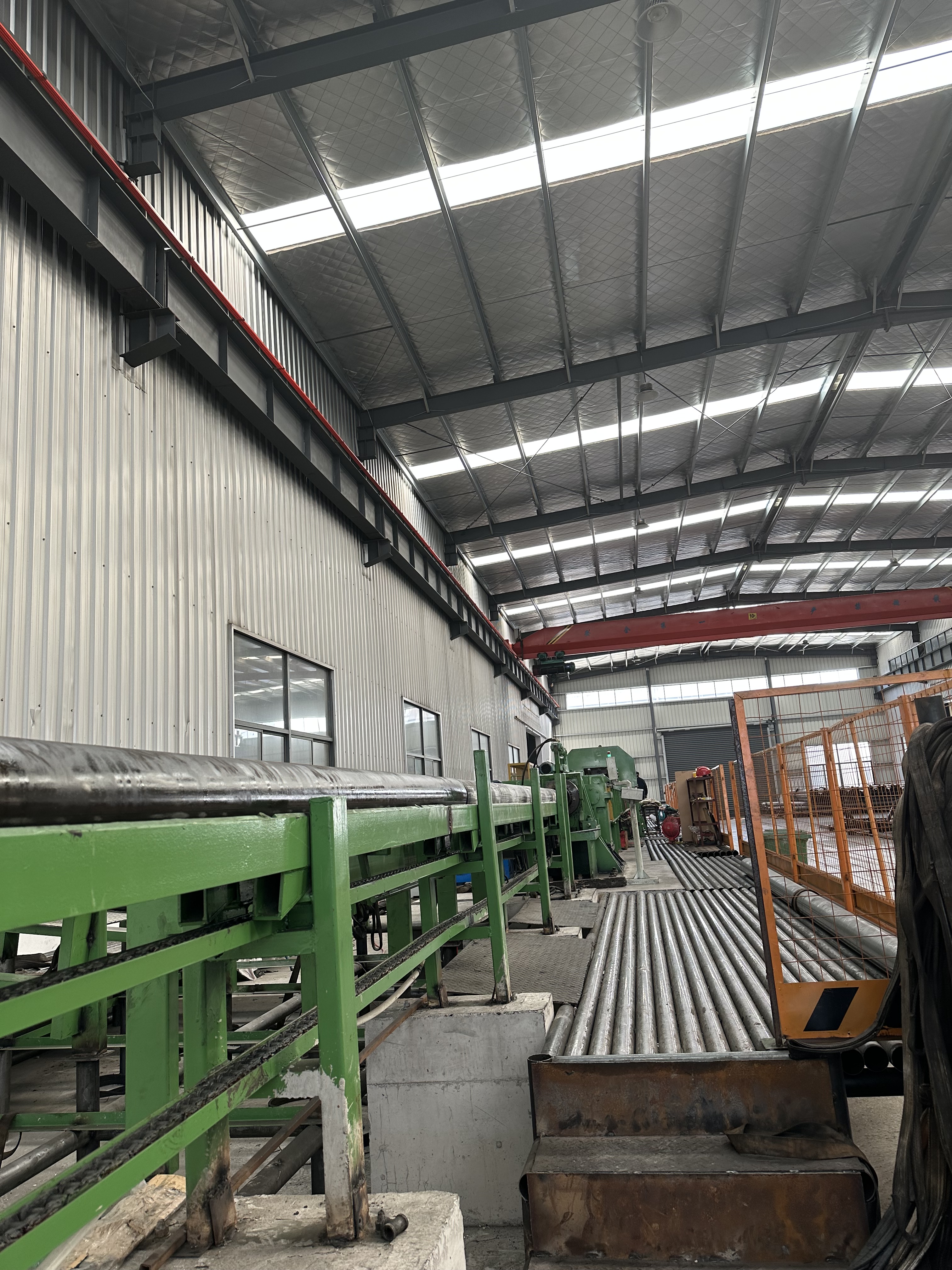 Núcleo de tubo de acero